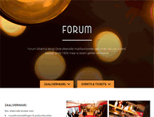 Tablet Screenshot of forumsittard.nl